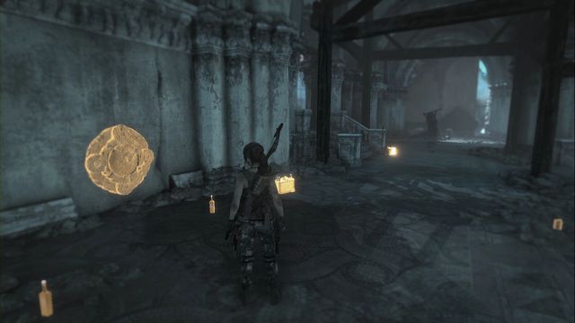 By the wall, out in the yard, by the fire, in the Citadel Plaza Base Camp - Rise of the Tomb Raider: Murals and chests, Lost City secrets, locations, tips - Lost City - Rise of the Tomb Raider Guide