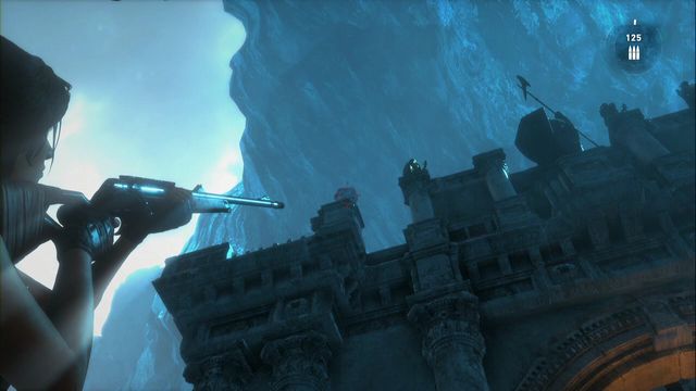 It is also possible to destroy the statue from below - Rise of the Tomb Raider: Challenges - statues, Lost City secrets, locations - Lost City - Rise of the Tomb Raider Guide