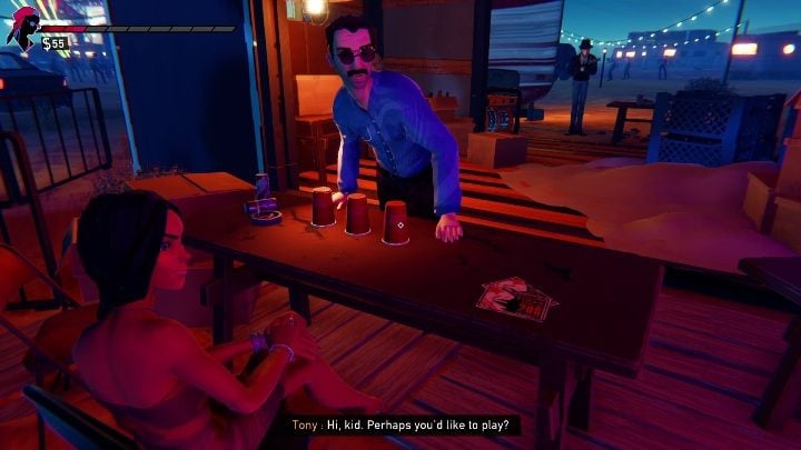 You'll soon encounter a festival you can enter with help from Sonya - Road 96: Chapter 4 - walkthrough - Walkthrough - Road 96 Guide, Walkthrough