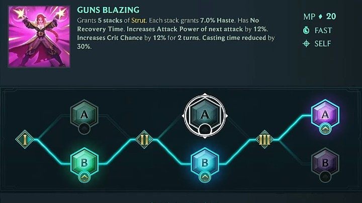 In the picture above, you will find our suggested way of developing Miss Fortune' - Ruined: Miss Fortune - character build, skills, runes - Buildy - Ruined King Guide