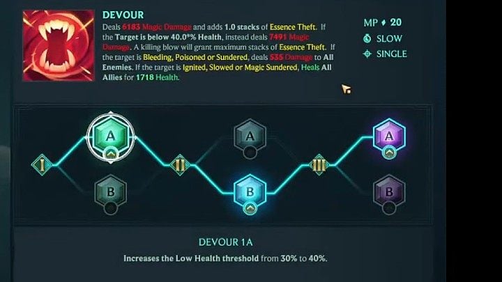 In the picture above, you will find our suggested way of developing Ahri' - Ruined King: Ahri - character build, skills, runes - Buildy - Ruined King Guide