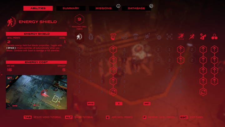 Energy Shield - a mobile device that blocks projectiles - List of abilities in Ruiner | Advice - Advice - Ruiner Game Guide