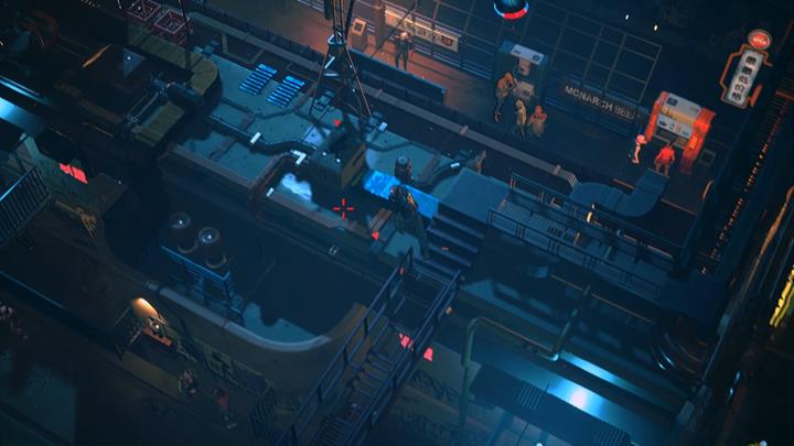 Most of the cats can be found on scaffoldings above the city. - The Pit Rengkok South | Walkthrough - Walkthrough - Ruiner Game Guide