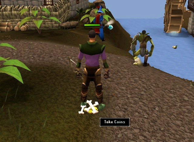 For every battle you receive experience to combat points and items dropped by the monsters - Combat - RuneScape 3 - A beginners guide - Game Guide and Walkthrough