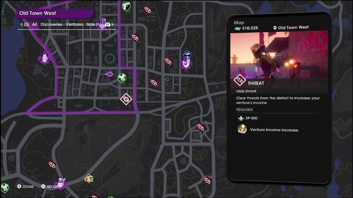 5 - Saints Row 2022: Threats (West Old Town) - list and description of activity - West Old Town - Saints Row Guide, Walkthrough