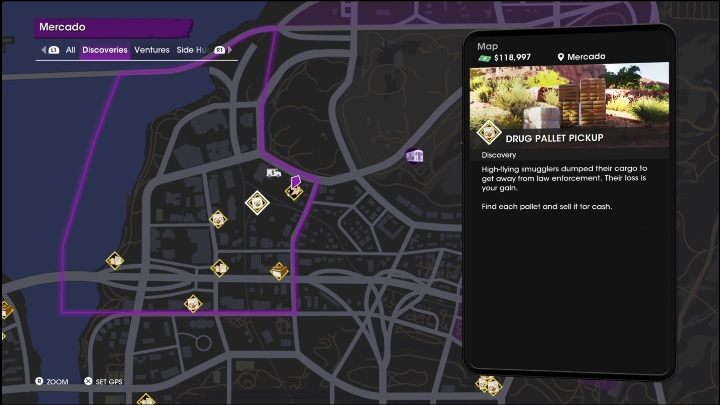 1 - Saints Row 2022: Discoveries (Mercado) - list and description of activity - Mercado - Saints Row Guide, Walkthrough