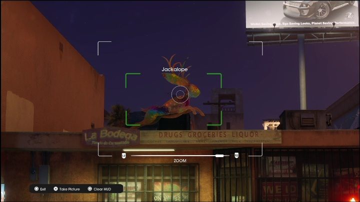 To get 450 XP, just make a photo of the monument on the roof, right above the shops with neons - Saints Row 2022: Discoveries (Mercado) - list and description of activity - Mercado - Saints Row Guide, Walkthrough