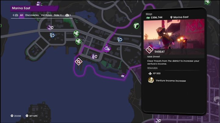 2 - Saints Row 2022: Threats (East Marina) - list and description of activity - East Marina - Saints Row Guide, Walkthrough