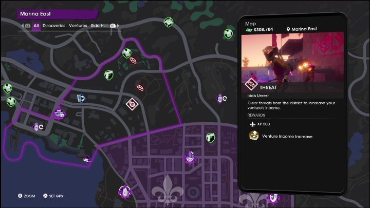 5 - Saints Row 2022: Threats (East Marina) - list and description of activity - East Marina - Saints Row Guide, Walkthrough