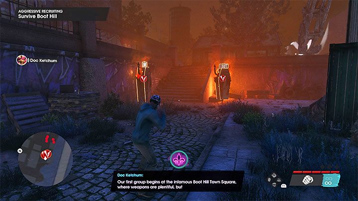 On Boot Hill island, you have to rely solely on the weapons you find - Saints Row 2022: Aggressive Recruiting - walkthrough - Walkthrough - Saints Row Guide, Walkthrough