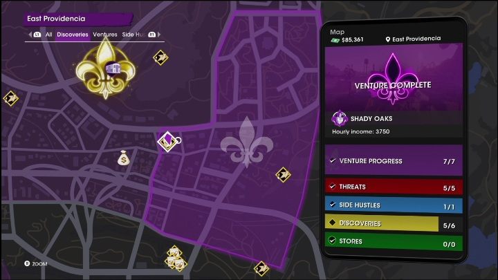 Activity Hidden History is located in the northwest of the East Providencia district - Saints Row 2022: Discoveries (East Providencia) - list and description of activity - East Providencia - Saints Row Guide, Walkthrough
