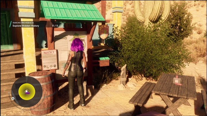 The Hidden History will begin when you press the button on the starting board, right in front of the tourist point - Saints Row 2022: Discoveries (West Providencia) - list and description of activity - West Providencia - Saints Row Guide, Walkthrough
