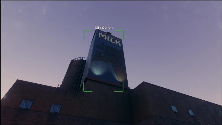 The object that you need to photograph is a mural showing a large carton of milk - Saints Row 2022: Discoveries (Smelterville West) - list and description of activity - Smelterville West - Saints Row Guide, Walkthrough
