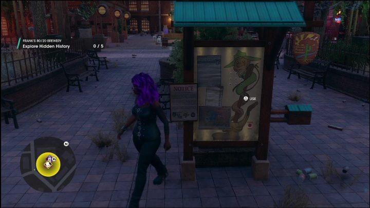 The Hidden History activity will start when you click the button on the starting board, right in front of the tourist point - Saints Row 2022: Discoveries (Smelterville West) - list and description of activity - Smelterville West - Saints Row Guide, Walkthrough
