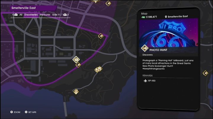 This Photo Hunt activity is available in the south-eastern part of the location, near the Weather Station - Saints Row 2022: Discoveries (Smelterville East) - list and description of activity - Smelterville East - Saints Row Guide, Walkthrough