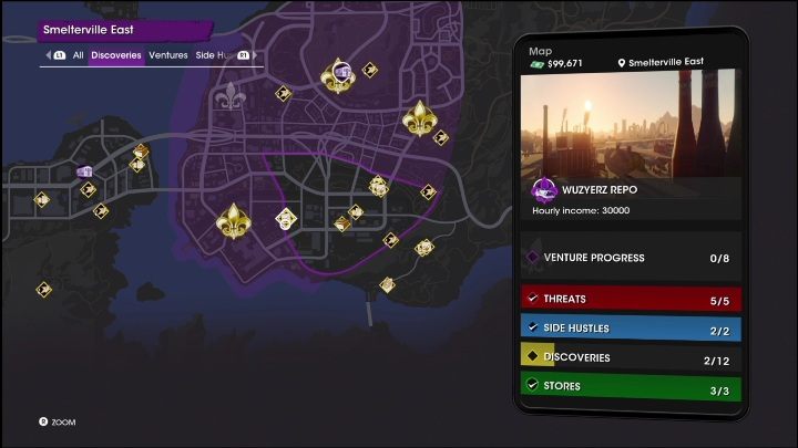 1 - Saints Row 2022: Discoveries (Smelterville East) - list and description of activity - Smelterville East - Saints Row Guide, Walkthrough