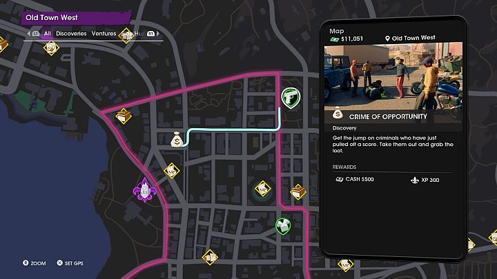 As you travel through the game world, you may notice a dollar bag icon on the map in random places - these are random events called Crime Opportunity - Saints Row 2022: Cash - how to earn and what to spend it on? - FAQ - Saints Row Guide, Walkthrough