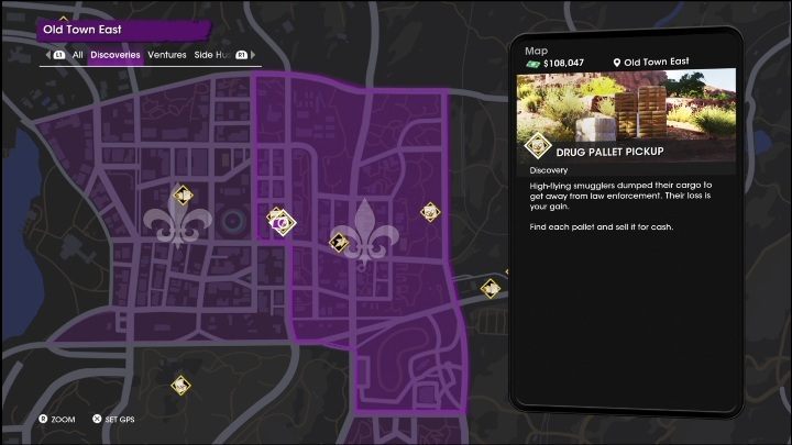 1 - Saints Row 2022: Discoveries (East Old Town) - list and description of activity - East Old Town - Saints Row Guide, Walkthrough