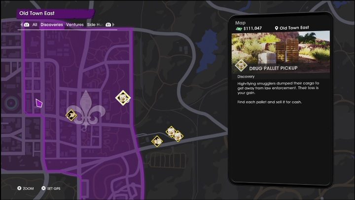 2 - Saints Row 2022: Discoveries (East Old Town) - list and description of activity - East Old Town - Saints Row Guide, Walkthrough