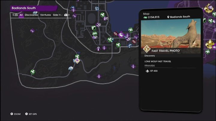 1 - Saints Row 2022: Discoveries (Badlands South) - list and description of activity - Badlands South - Saints Row Guide, Walkthrough