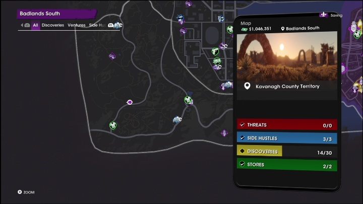 5 - Saints Row 2022: Discoveries (Badlands South) - list and description of activity - Badlands South - Saints Row Guide, Walkthrough