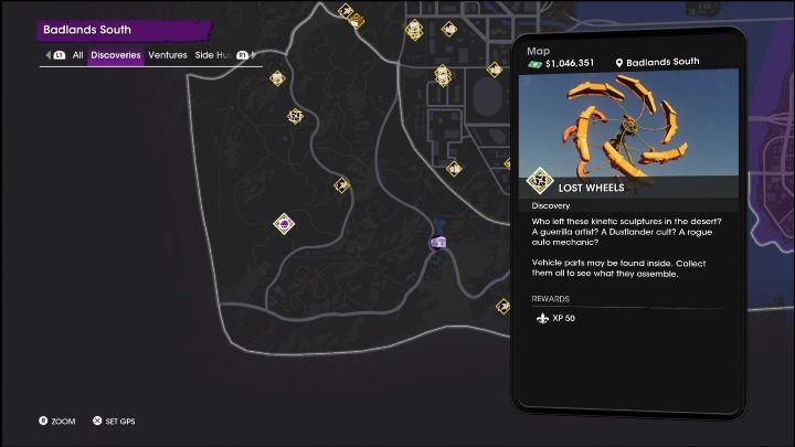6 - Saints Row 2022: Discoveries (Badlands South) - list and description of activity - Badlands South - Saints Row Guide, Walkthrough