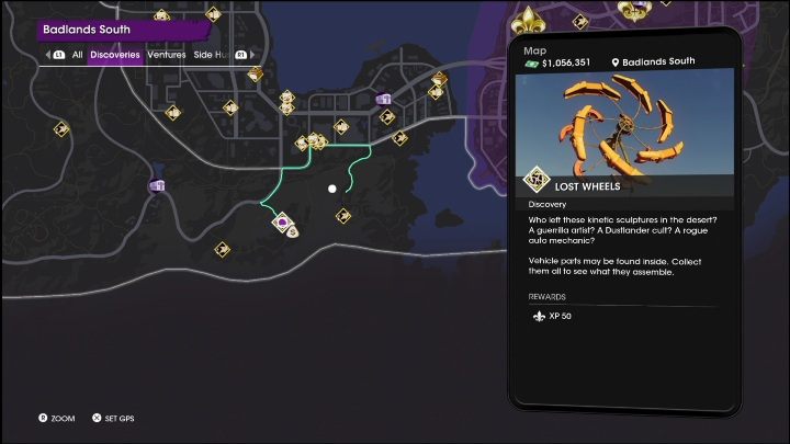 13 - Saints Row 2022: Discoveries (Badlands South) - list and description of activity - Badlands South - Saints Row Guide, Walkthrough