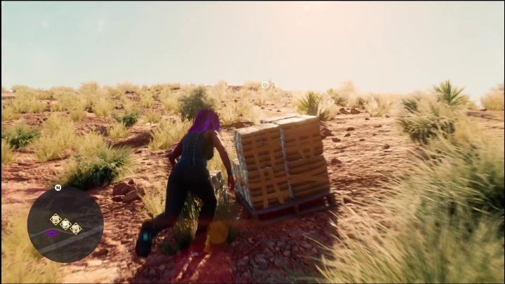 These three pallets are located in the south-western part of the desert - Saints Row 2022: Discoveries (Rojas Desert North) - list and description of activity - Rojas Desert North - Saints Row Guide, Walkthrough