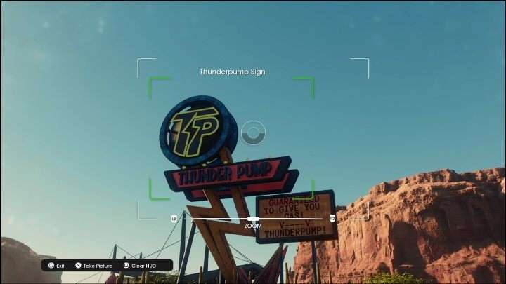 Take a photo of the Thunderpump sign to receive 450 XP - Saints Row 2022: Discoveries (Rojas Desert North) - list and description of activity - Rojas Desert North - Saints Row Guide, Walkthrough