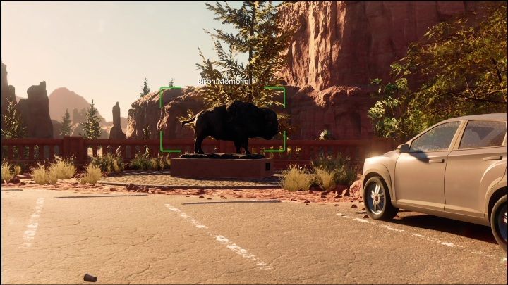 You must take a photo of the statue in the parking lot - Saints Row 2022: Discoveries (Rojas Desert North) - list and description of activity - Rojas Desert North - Saints Row Guide, Walkthrough