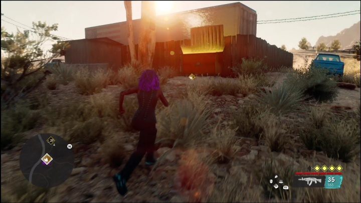 To complete this activity, you only need to search the dumpster that glows gold - Saints Row 2022: Discoveries (Badlands North) - list and description of activity - Badlands North - Saints Row Guide, Walkthrough