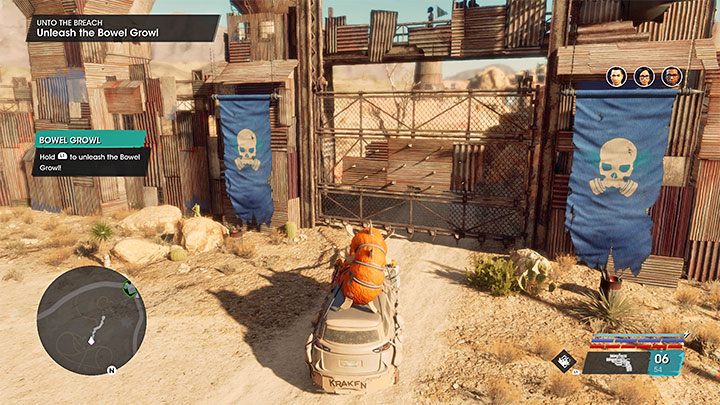 After clearing out the area, head towards the fort's main gate - Saints Row 2022: Unto the Breach - walkthrough - Walkthrough - Saints Row Guide, Walkthrough