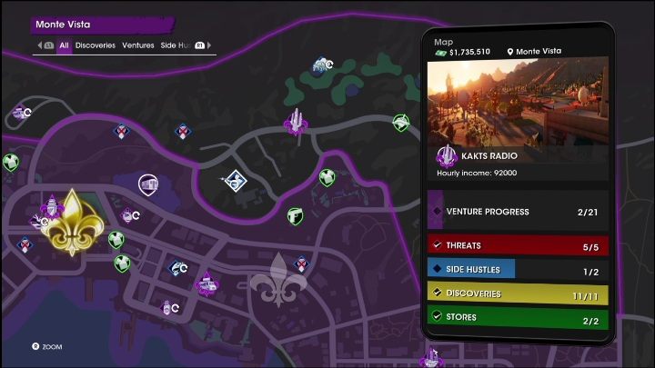 Rewards for completing the Riding Shotgun side activity - Saints Row 2022: Side Hustles (Monte Vista) - list and description of activity - Monte Vista - Saints Row Guide, Walkthrough
