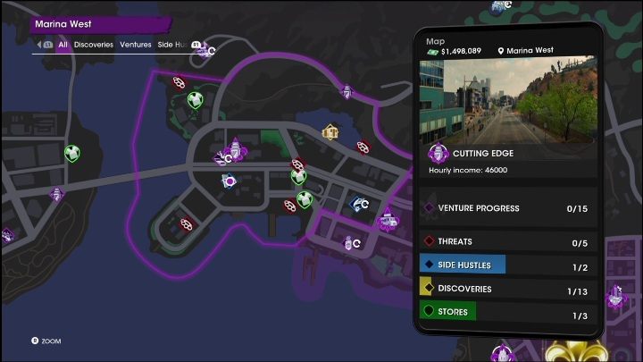 1 - Saints Row: Side Hustles (Marina West) - list and description of activity - Marina West - Saints Row Guide, Walkthrough