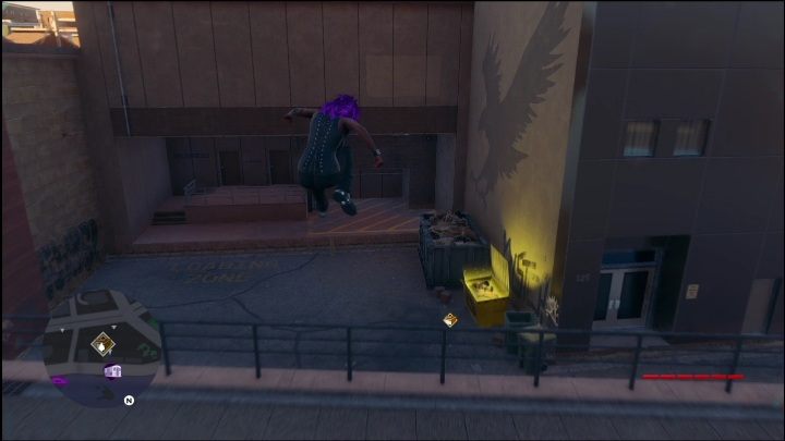 To complete this activity, you only need to search the gold-glowing dumpster - Saints Row 2022: Discoveries (Marina West) - list and description of activity - Marina West - Saints Row Guide, Walkthrough