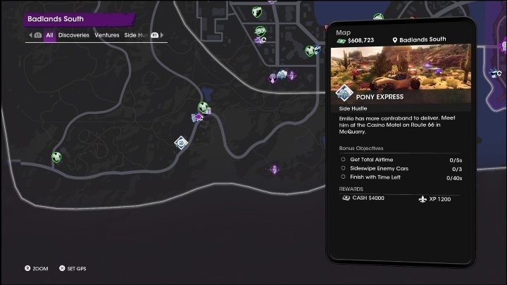 Reward - Saints Row 2022: Side Hustles (Badlands South) - list and description of activity - Badlands South - Saints Row Guide, Walkthrough