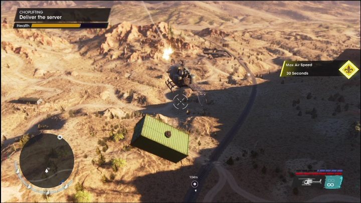 During the task, you have to reach the parcel on time, attach it to the helicopter and take it to a designated place - Saints Row 2022: Side Hustles (Badlands South) - list and description of activity - Badlands South - Saints Row Guide, Walkthrough