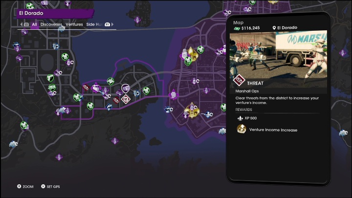 2 - Saints Row 2022: Threats (El Dorado) - list and description of activity - El Dorado - Saints Row Guide, Walkthrough