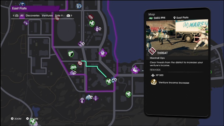 2 - Saints Row 2022: Threats (East Flats) - list and description of activity - East Flats - Saints Row Guide, Walkthrough