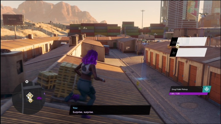 The next 3 Drug Pallet Pickups are on the rooftops by the warehouses in the western part of the region - Saints Row 2022: Discoveries (West Flats) - list and descriptions of activities - West Flats - Saints Row Guide, Walkthrough