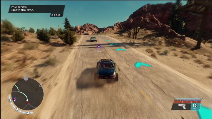 The Pony Express quest is available in the northern part of the location - Saints Row 2022: Side Hustles (Lakeshore South) - list and description of activity - Lakeshore South - Saints Row Guide, Walkthrough