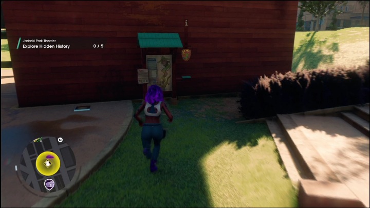 The quest will begin when you click the button on the starting board, right in front of the tourist point - Saints Row 2022: Discoveries (Lakeshore South) - list and description of activity - Lakeshore South - Saints Row Guide, Walkthrough