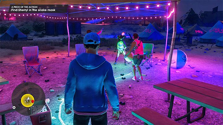 The gang's camp is to the north-east of the workshop - Saints Row 2022: A Piece of the Action - walkthrough - Walkthrough - Saints Row Guide, Walkthrough