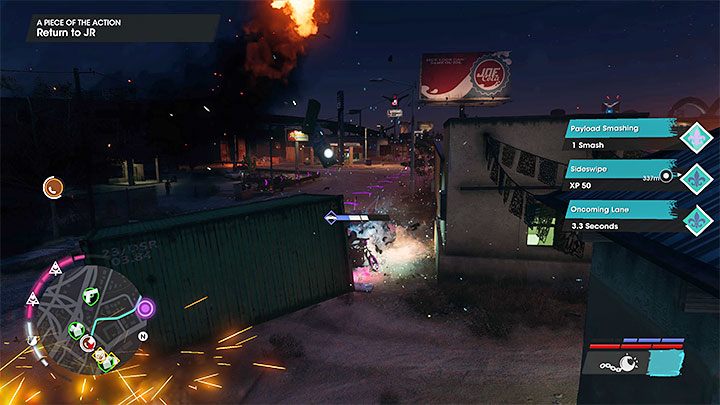 You must now take the container to the garage - Saints Row 2022: A Piece of the Action - walkthrough - Walkthrough - Saints Row Guide, Walkthrough