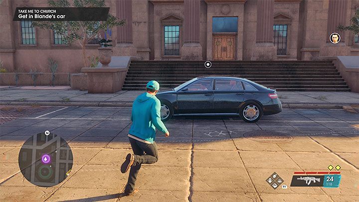 Head to the place where the official you're looking for is - Saints Row 2022: Take Me to Church - walkthrough - Walkthrough - Saints Row Guide, Walkthrough