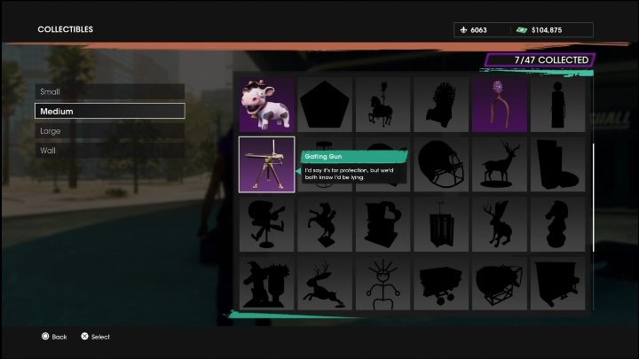 6 - Saints Row 2022: Collection of medium decorations - list of all medium collection items - Collections - Saints Row Guide, Walkthrough