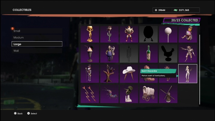55 - Saints Row 2022: Collection of large decorations - list of all large collection items - Collections - Saints Row Guide, Walkthrough