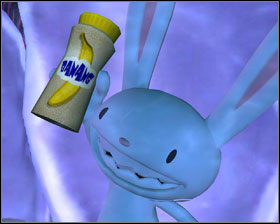Go back underground cave and use Banang on ceremonial urn - Episode 202: Moai Better Blues - part 4 - Episode 202: Moai Better Blues - Sam & Max: Season 2 - Game Guide and Walkthrough
