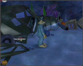 See hanging stalactite - Episode 202: Moai Better Blues - part 4 - Episode 202: Moai Better Blues - Sam & Max: Season 2 - Game Guide and Walkthrough