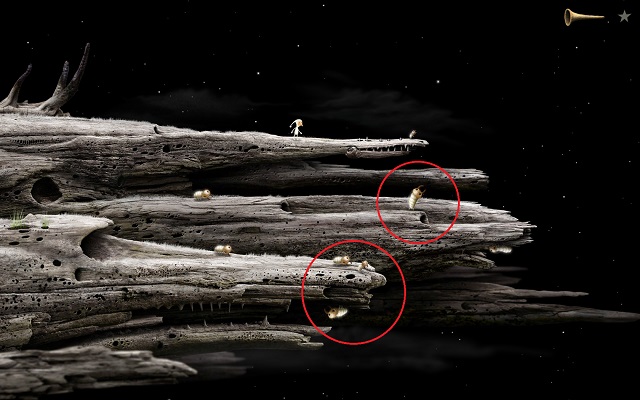 This is what you see in the next section - Free the bee - Great log - Samorost 3 - Game Guide and Walkthrough